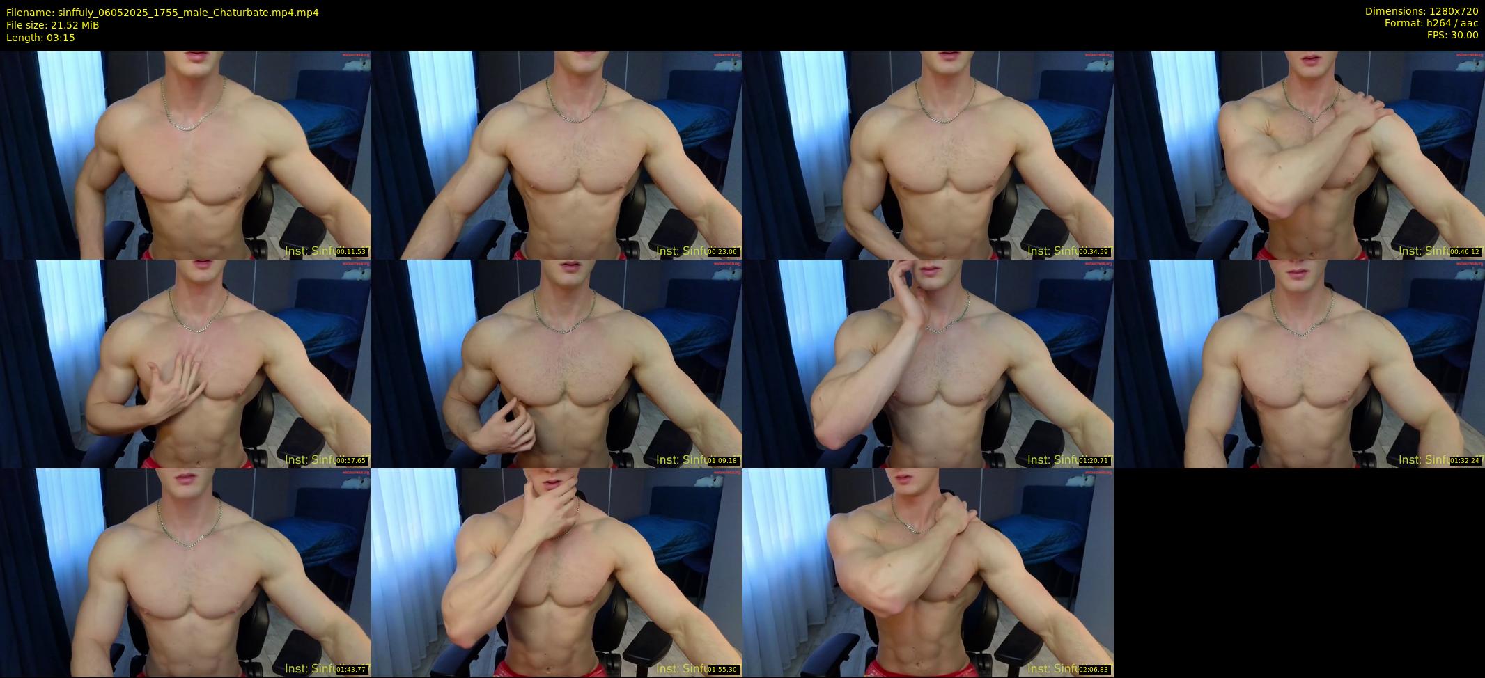 sinffuly — 4 minute Chaturbate male cam show recording, 720p, May 6, 2025