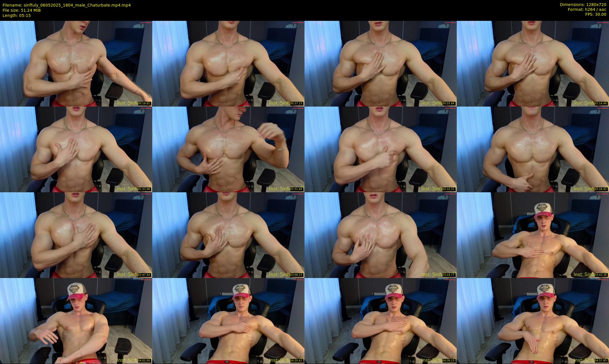 sinffuly — 6 minute Chaturbate male cam show recording, 720p, May 6, 2025