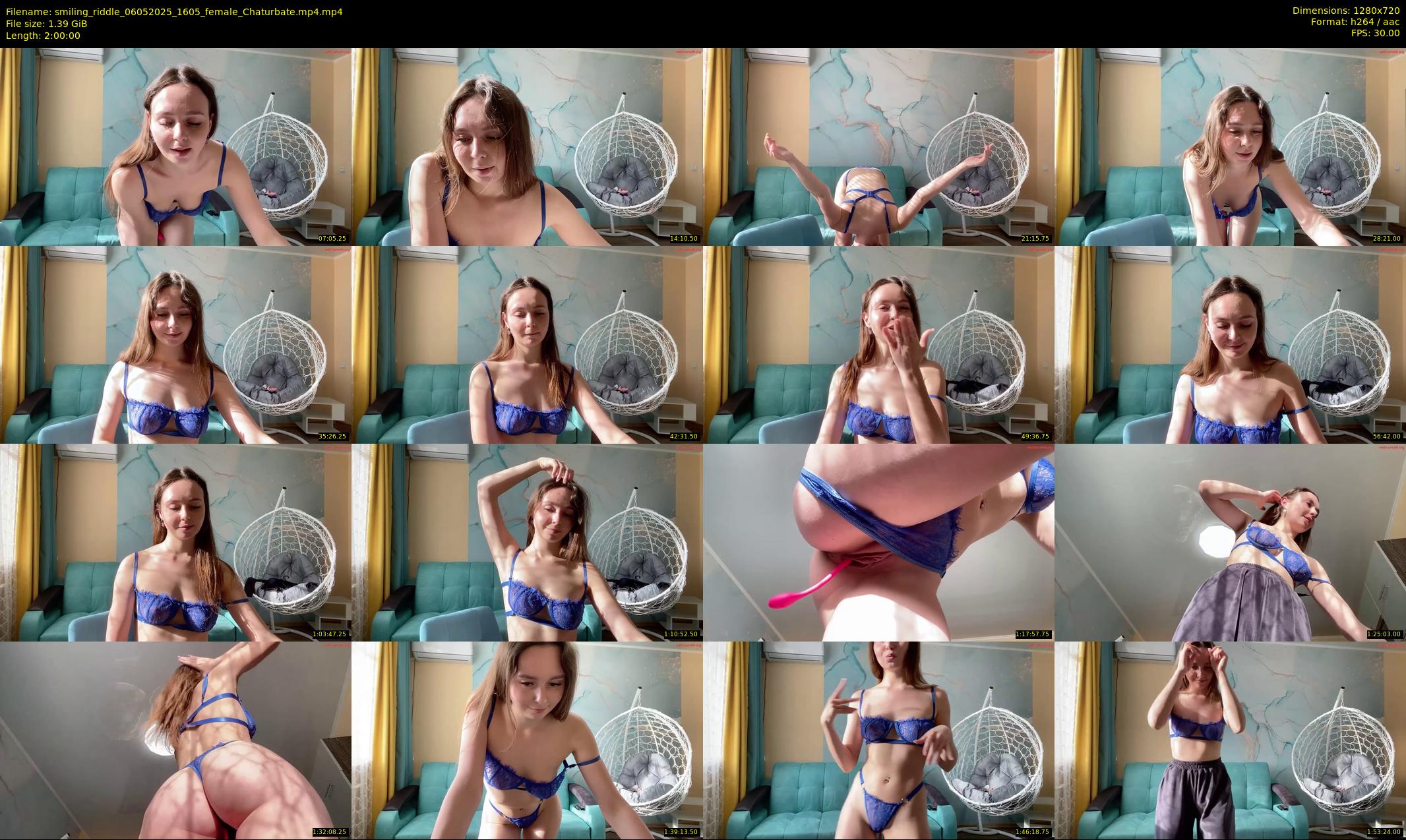 smiling_riddle — 120 minute Chaturbate female cam show recording, 720p, May 6, 2025