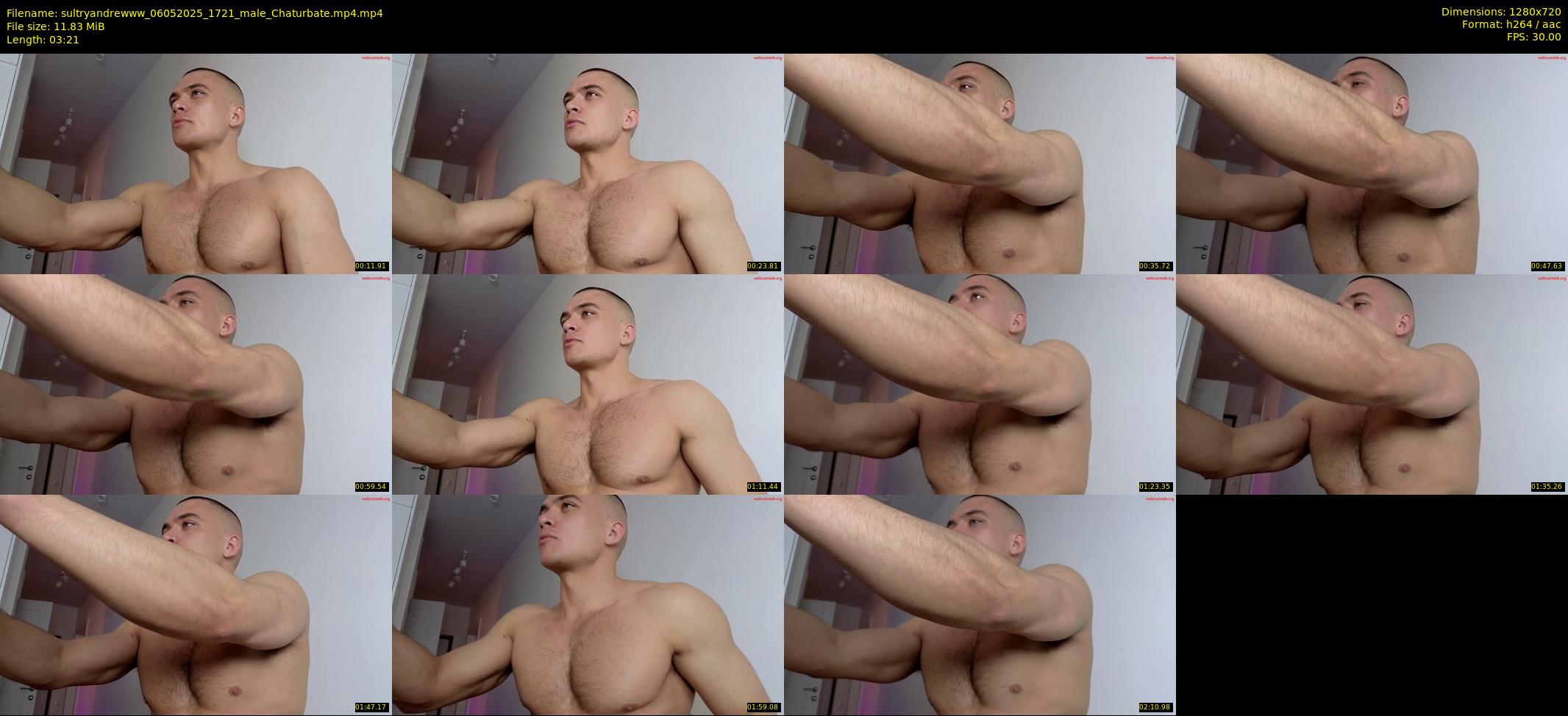 sultryandrewww — 4 minute Chaturbate male cam show recording, 720p, May 6, 2025