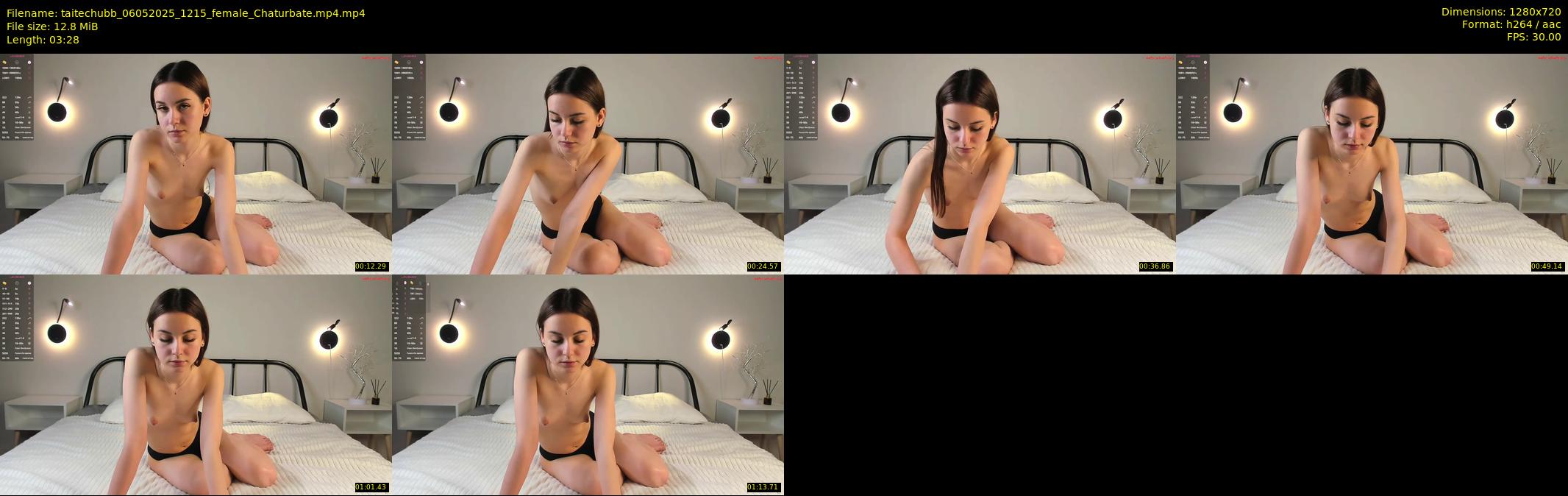 taitechubb — 4 minute Chaturbate female cam show recording, 720p, May 6, 2025