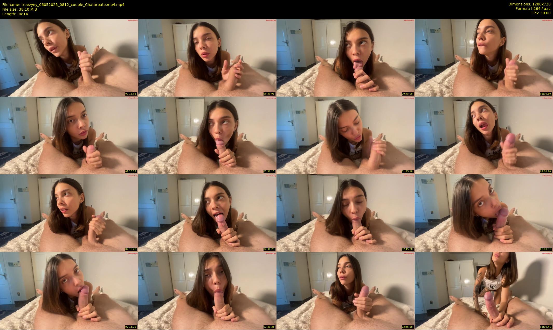 treezyny — 5 minute Chaturbate couple cam show recording, 720p, May 6, 2025