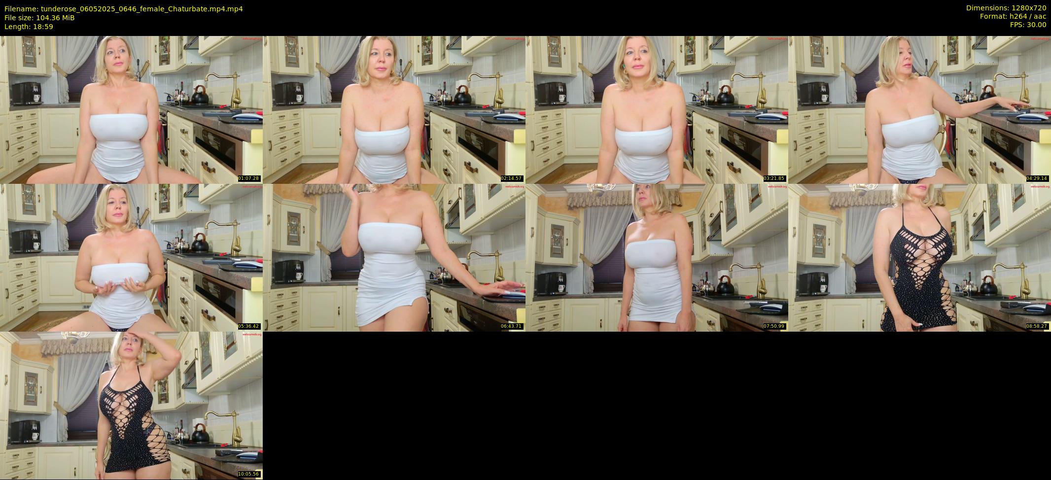 tunderose — 19 minute Chaturbate female cam show recording, 720p, May 6, 2025