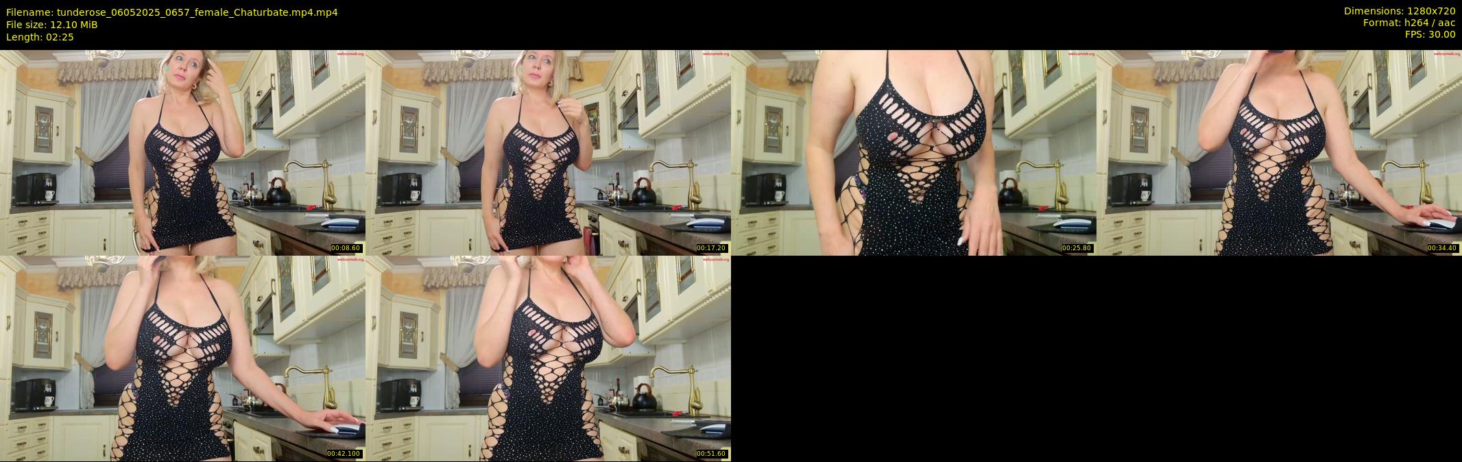tunderose — 3 minute Chaturbate female cam show recording, 720p, May 6, 2025