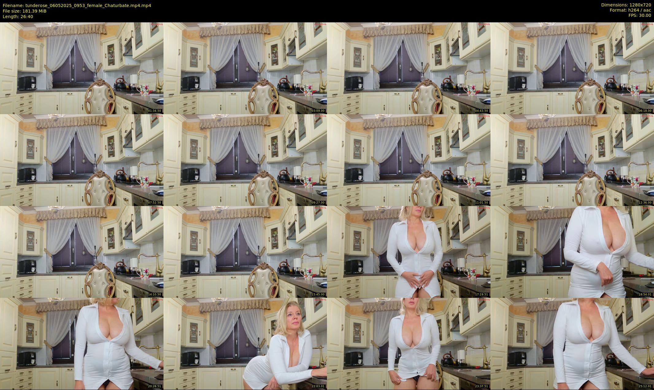 tunderose — 27 minute Chaturbate female cam show recording, 720p, May 6, 2025