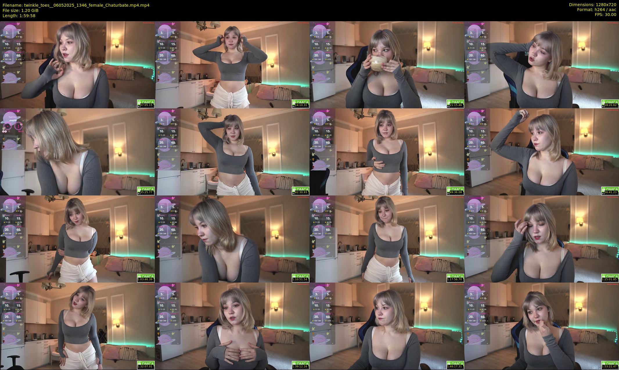 twinkle_toes_ — 120 minute Chaturbate female cam show recording, 720p, May 6, 2025