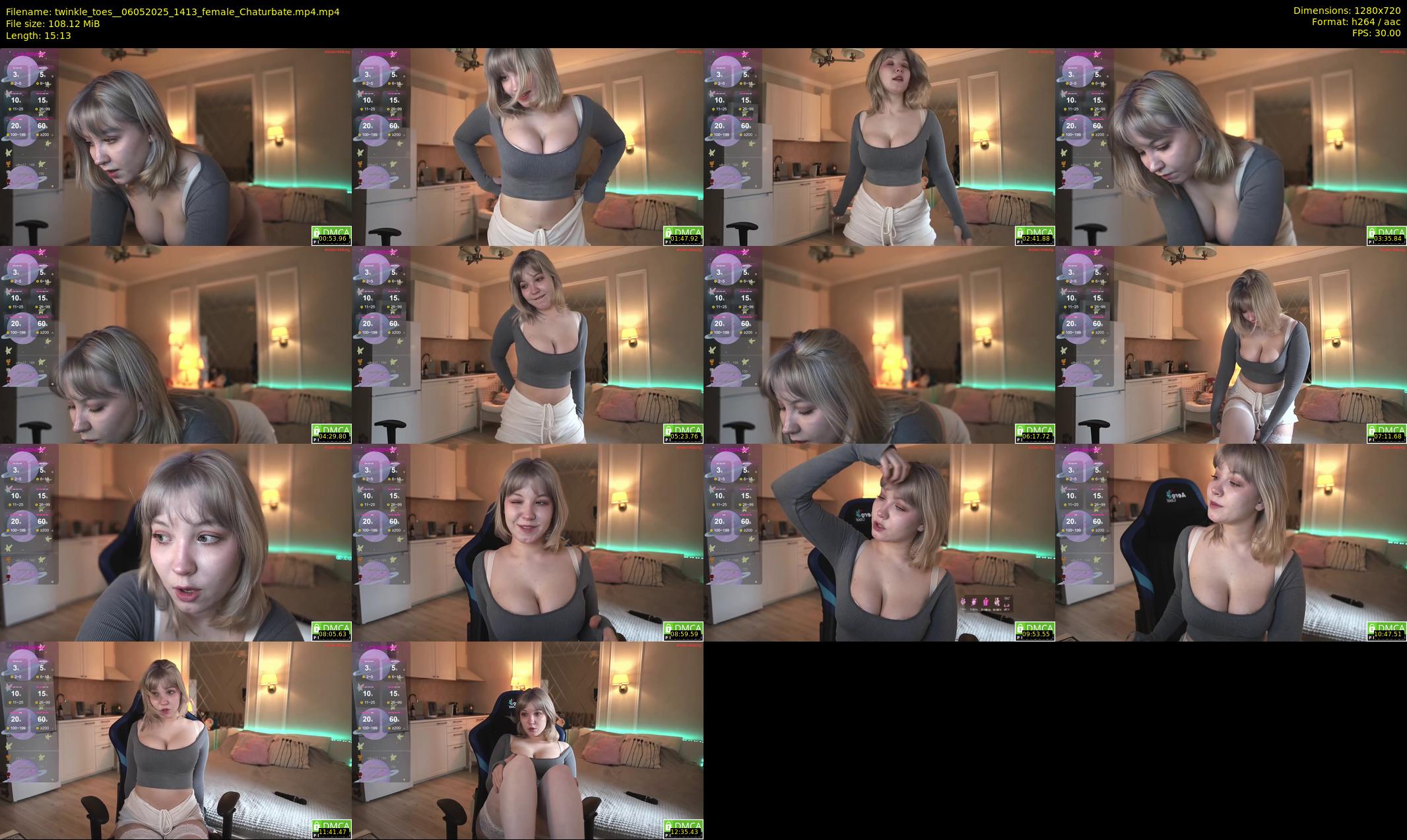 twinkle_toes_ — 16 minute Chaturbate female cam show recording, 720p, May 6, 2025