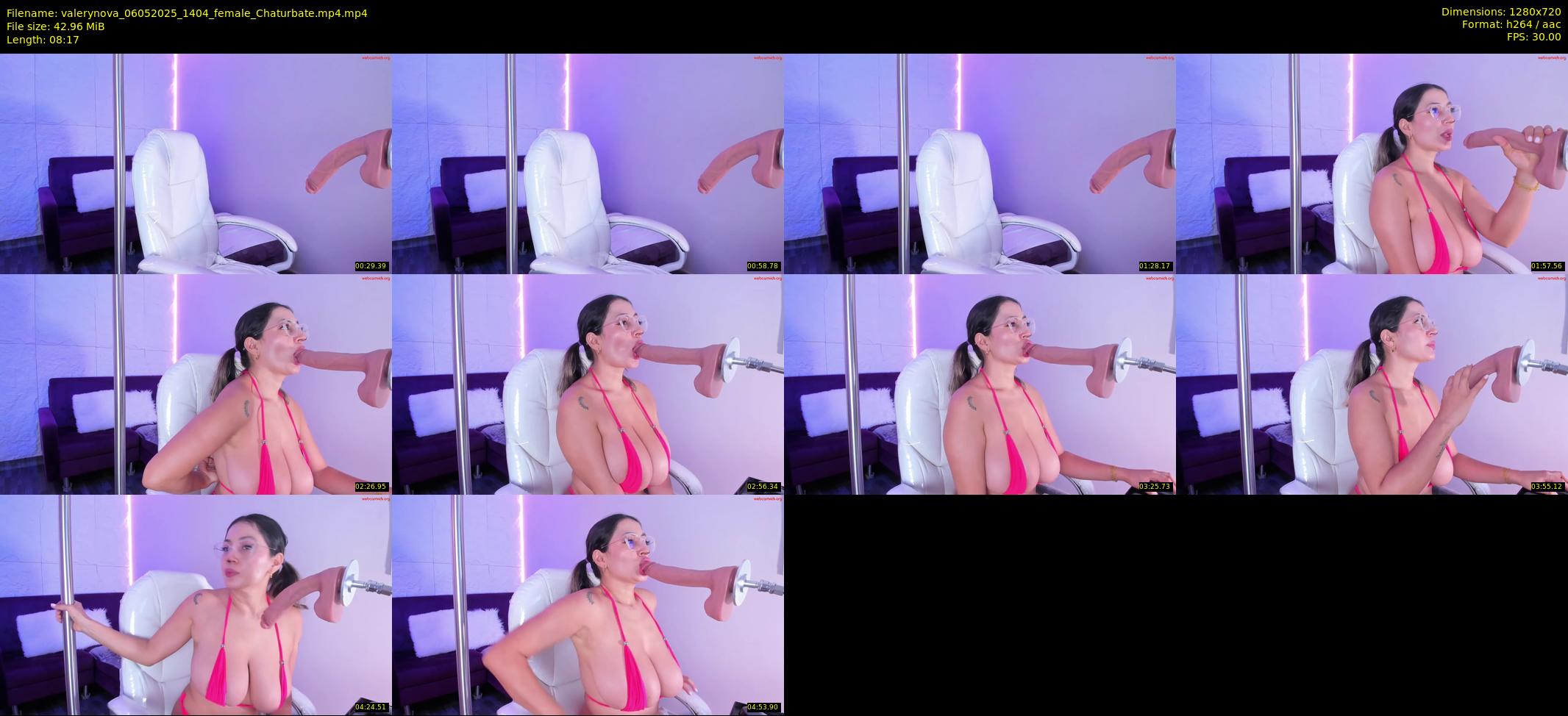 valerynova — 9 minute Chaturbate female cam show recording, 720p, May 6, 2025