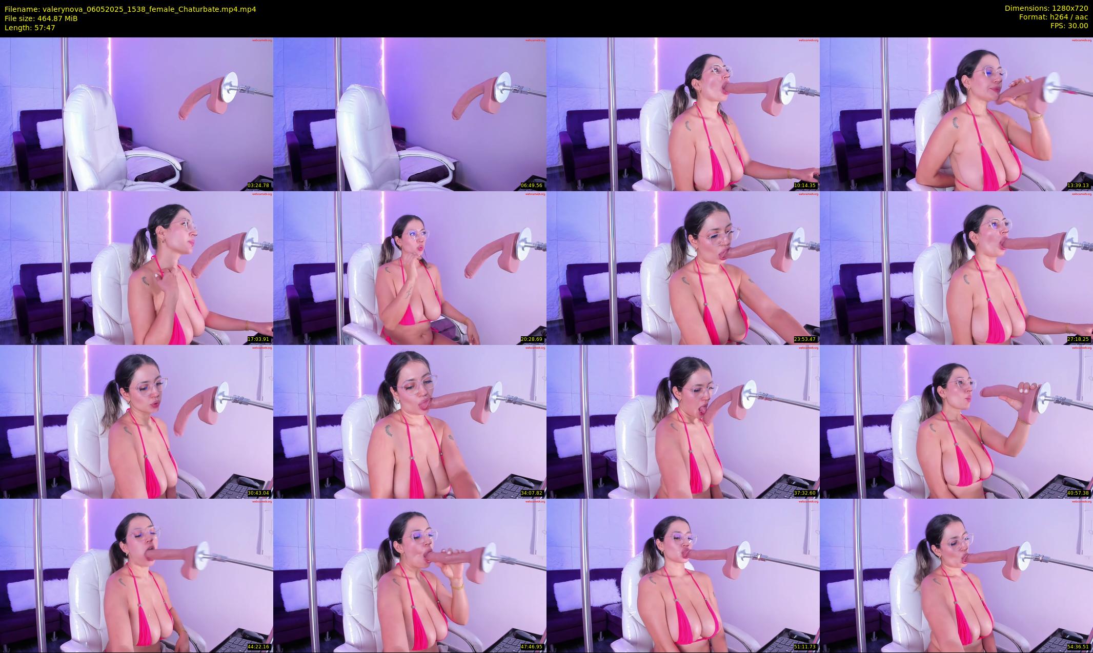 valerynova — 58 minute Chaturbate female cam show recording, 720p, May 6, 2025