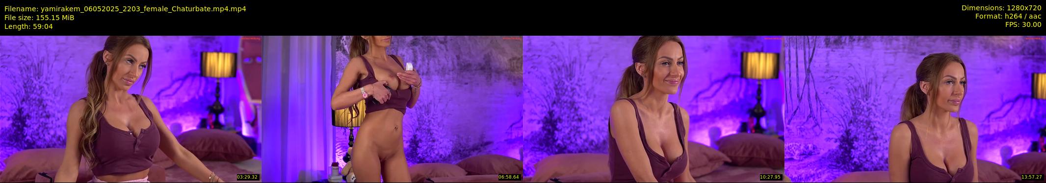 yamirakem — 60 minute Chaturbate female cam show recording, 720p, May 6, 2025