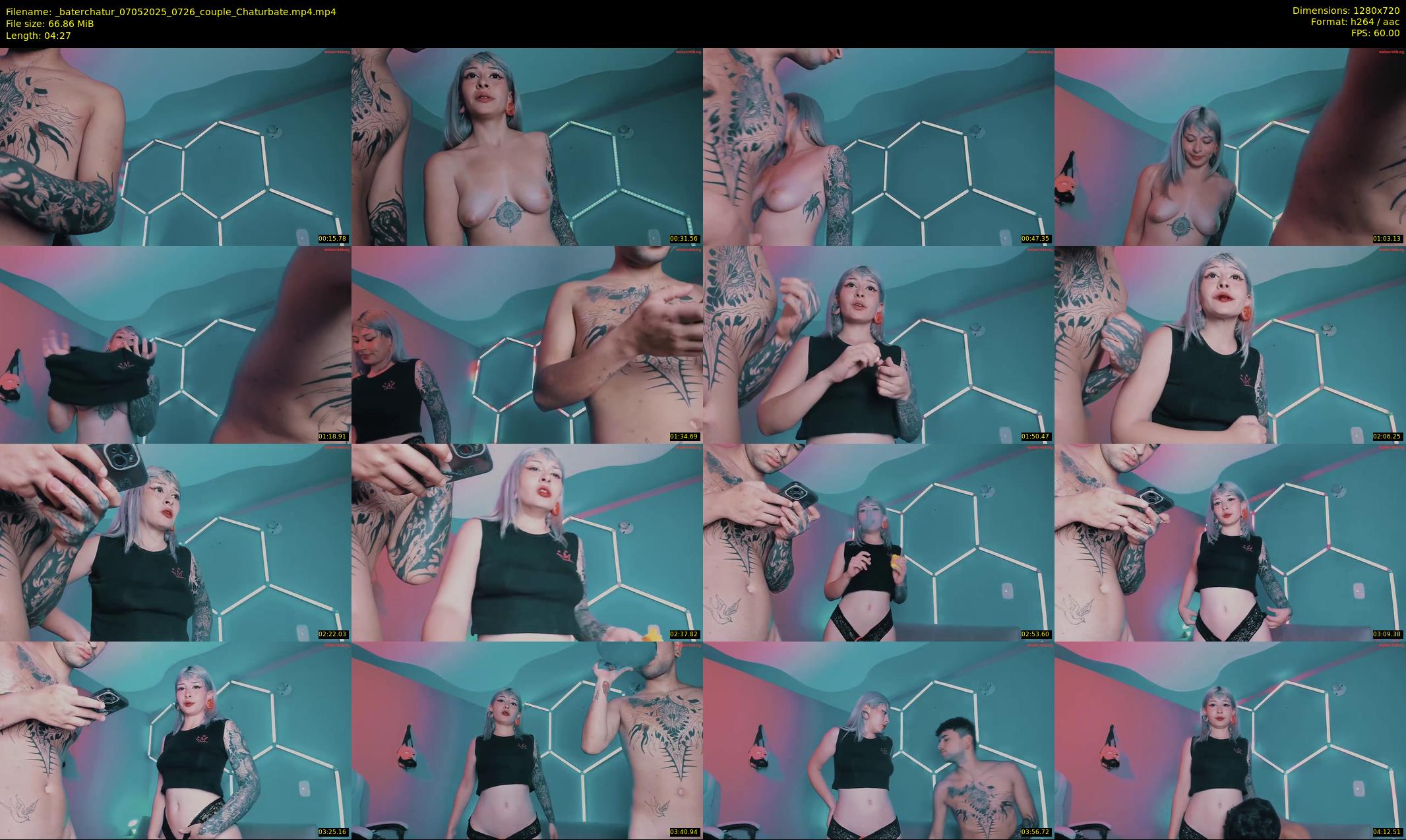 _baterchatur — 5 minute Chaturbate couple cam show recording, 720p, May 7, 2025
