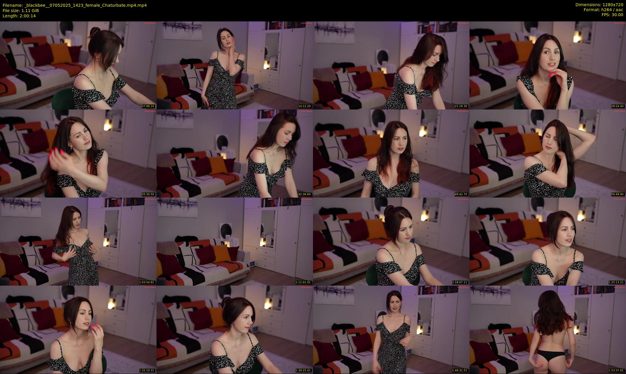 _blackbee_ — 121 minute Chaturbate female cam show recording, 720p, May 7, 2025