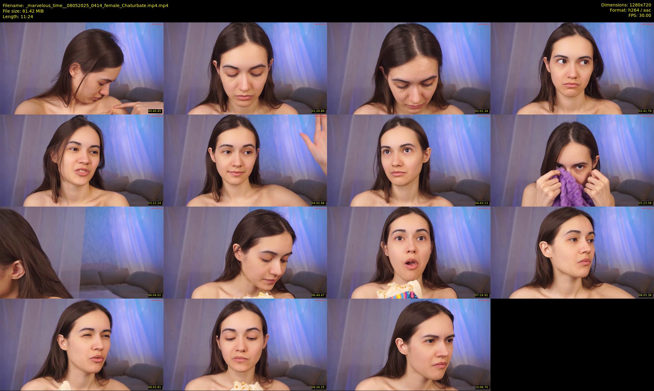 _marvelous_time_ — 12 minute Chaturbate female cam show recording, 720p, May 8, 2025