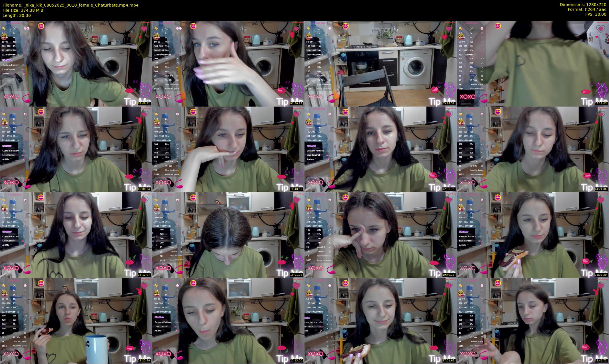 _nika_kik — 31 minute Chaturbate female cam show recording, 720p, May 8, 2025