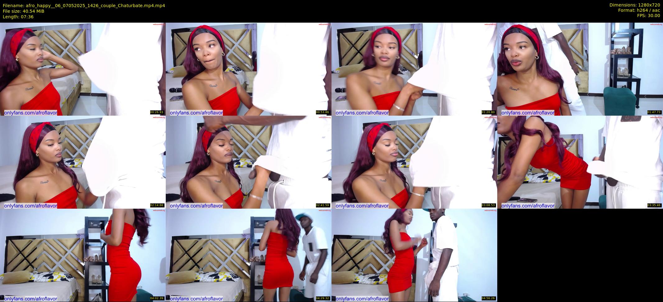 afro_happy__06 — 8 minute Chaturbate couple cam show recording, 720p, May 7, 2025