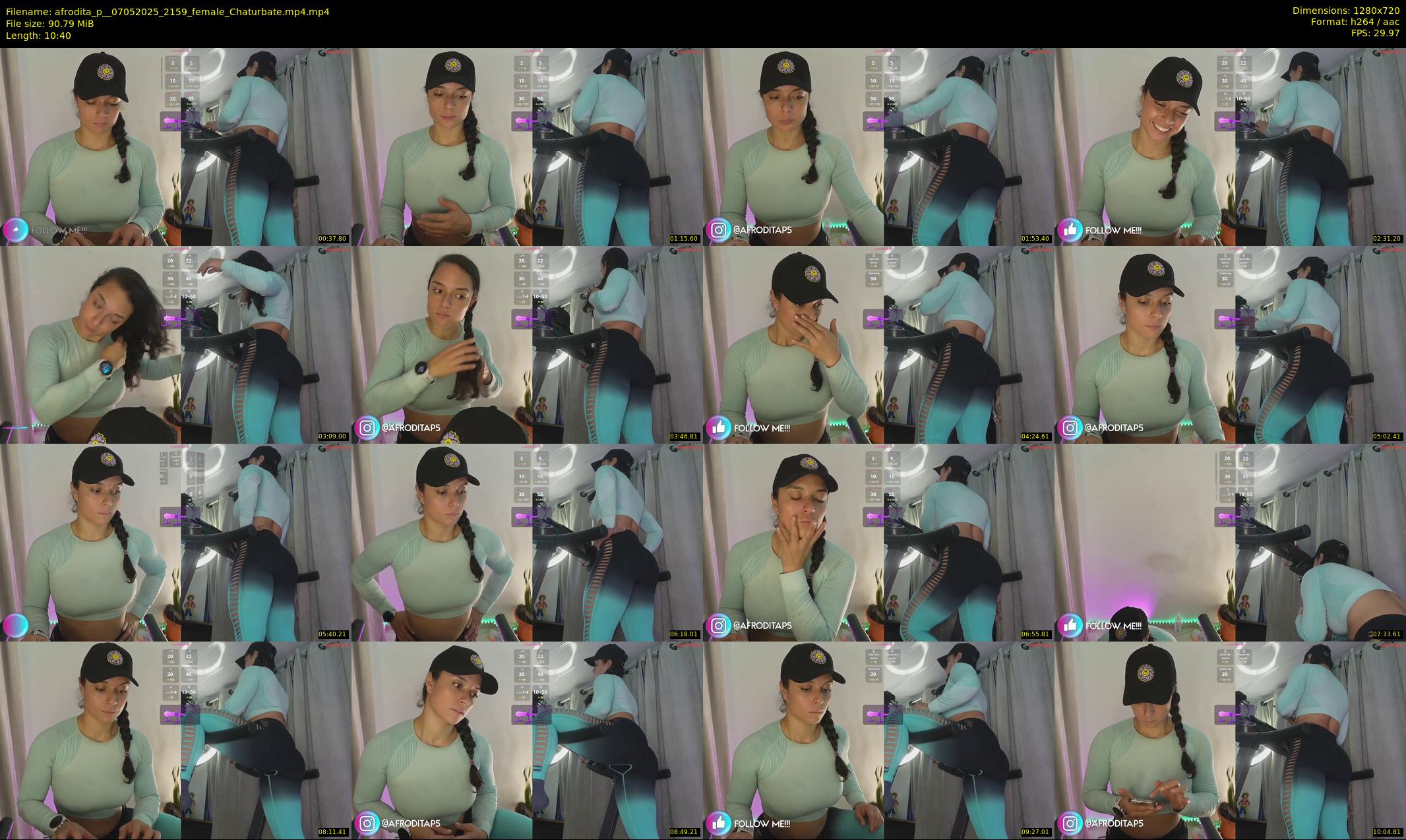 afrodita_p_ — 11 minute Chaturbate female cam show recording, 720p, May 7, 2025
