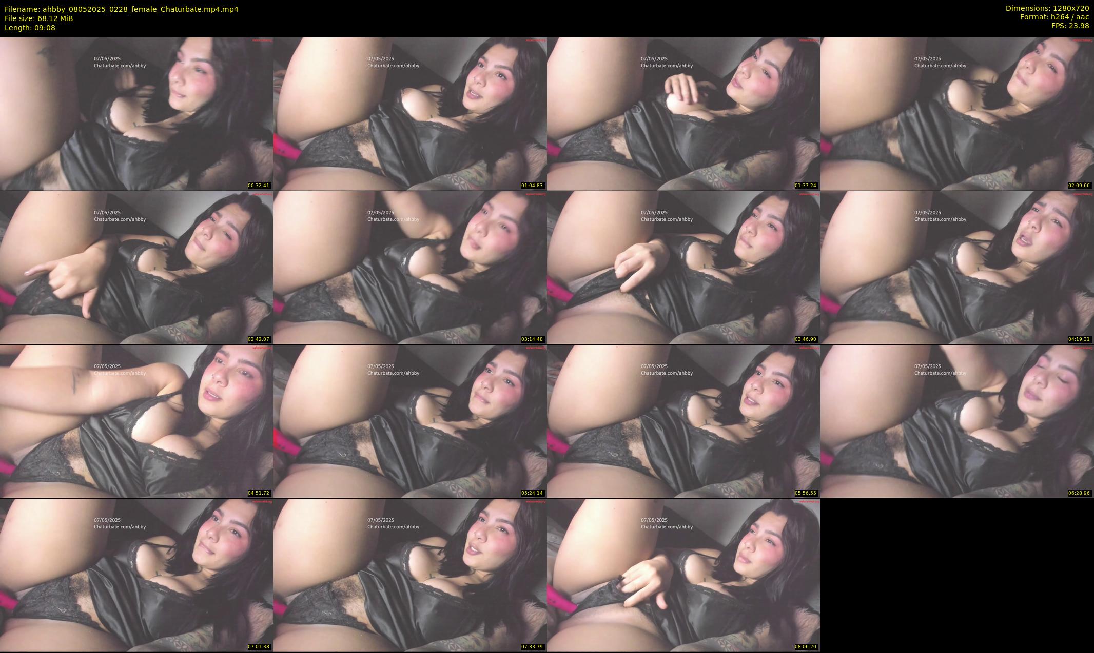 ahbby — 10 minute Chaturbate female cam show recording, 720p, May 8, 2025