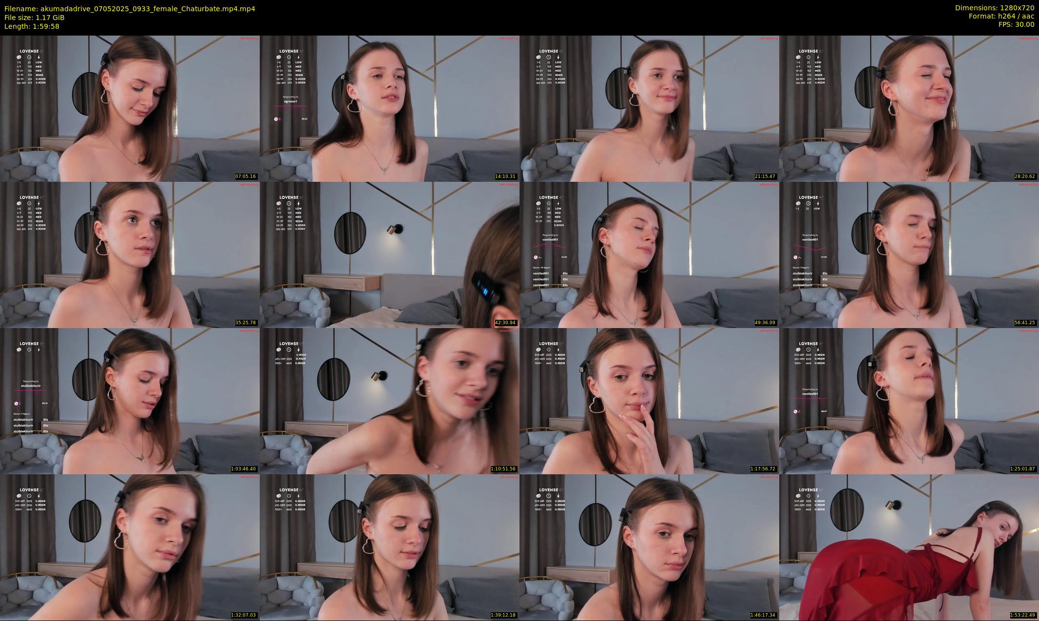 akumadadrive — 120 minute Chaturbate female cam show recording, 720p, May 7, 2025