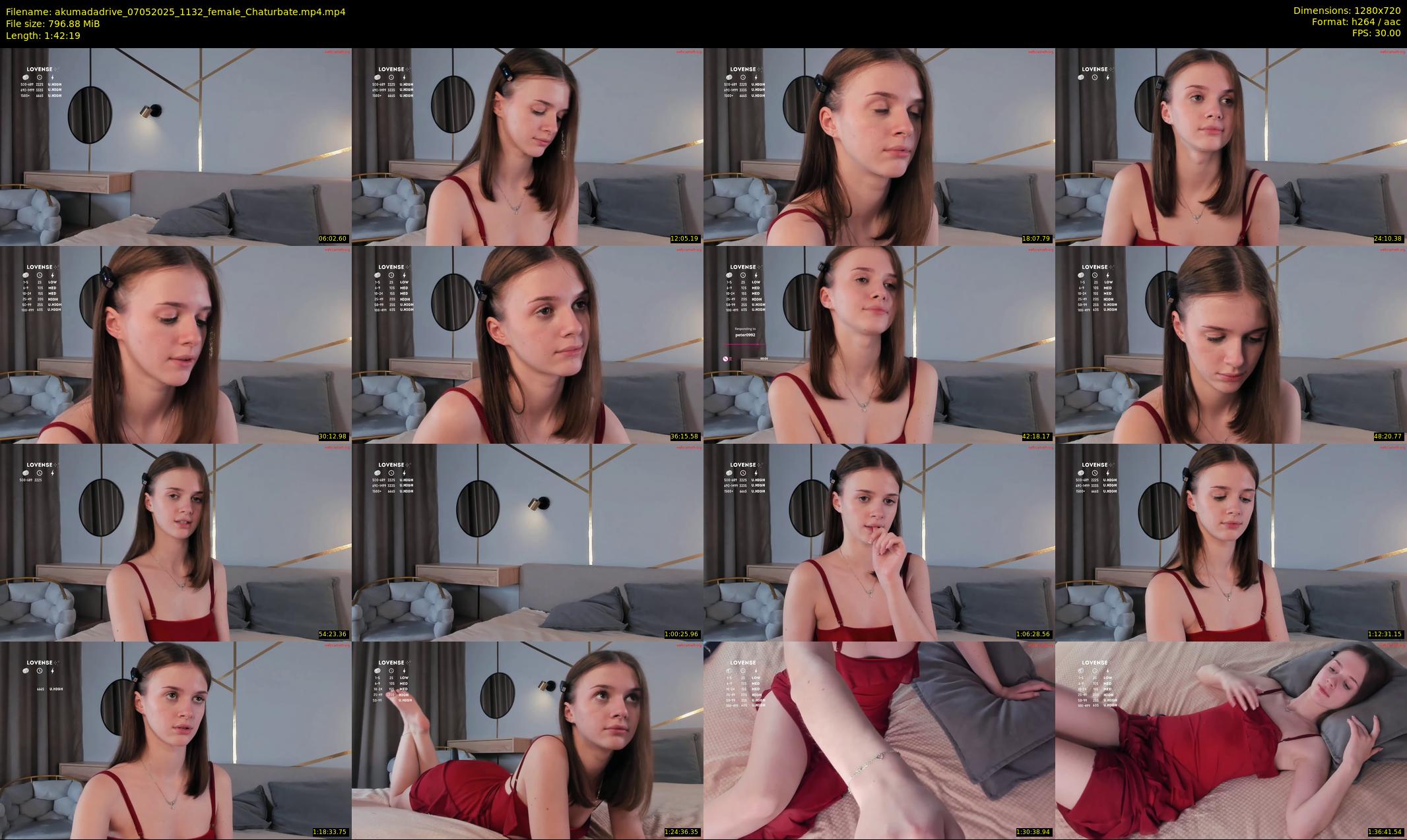 akumadadrive — 103 minute Chaturbate female cam show recording, 720p, May 7, 2025