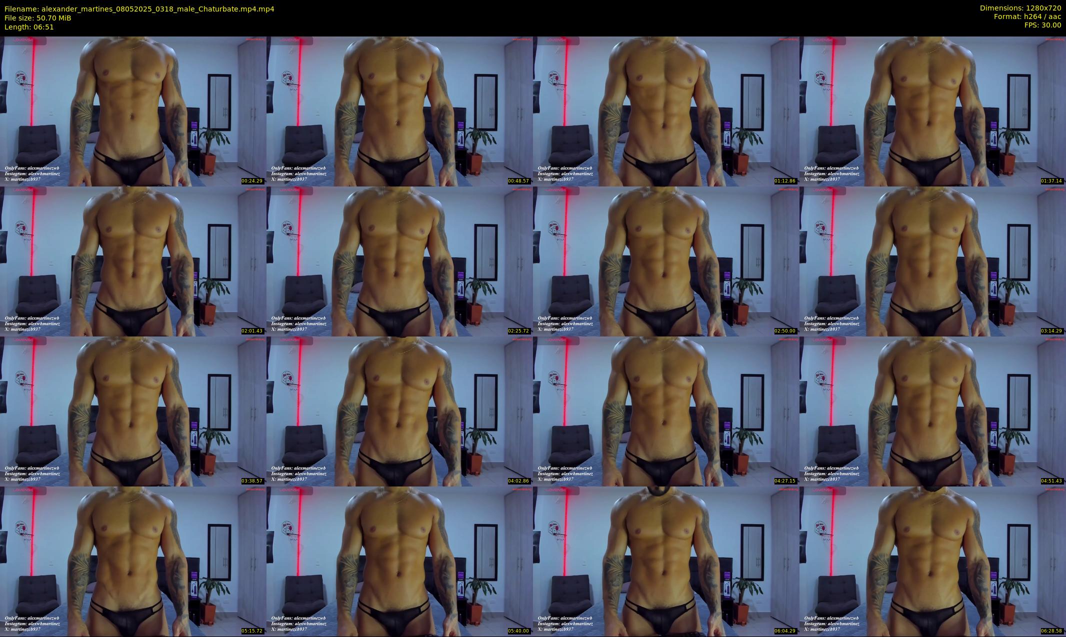 alexander_martines — 7 minute Chaturbate male cam show recording, 720p, May 8, 2025