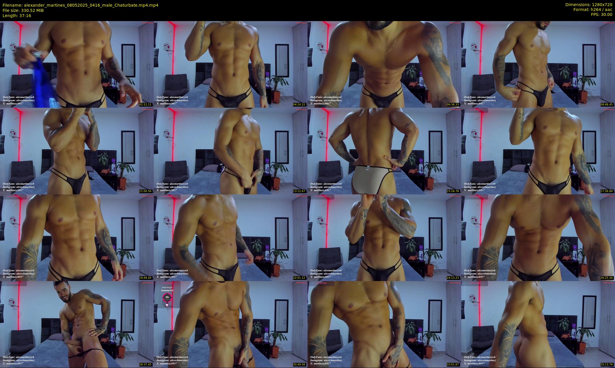 alexander_martines — 38 minute Chaturbate male cam show recording, 720p, May 8, 2025
