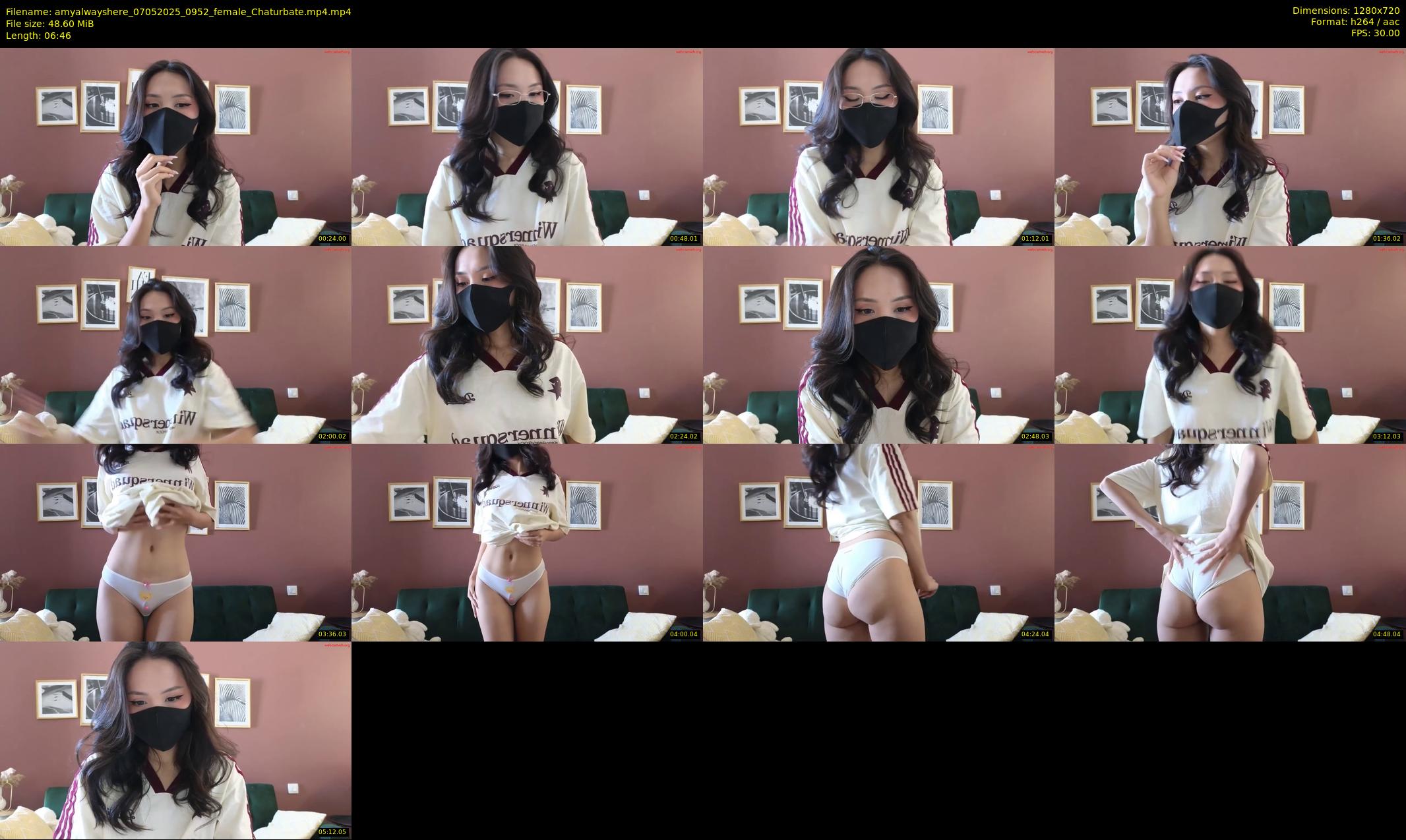 amyalwayshere — 7 minute Chaturbate female cam show recording, 720p, May 7, 2025