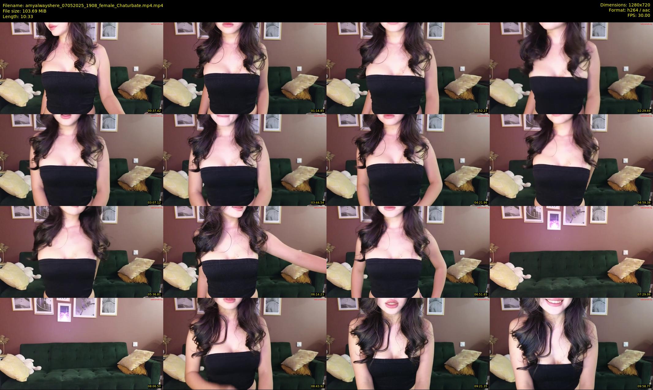 amyalwayshere — 11 minute Chaturbate female cam show recording, 720p, May 7, 2025