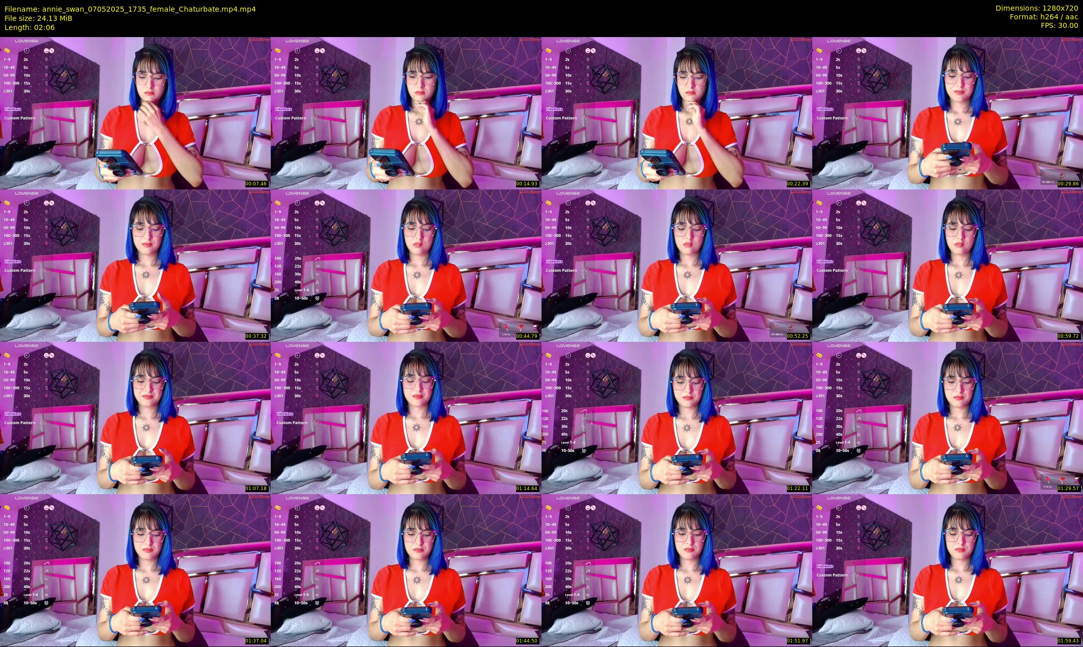 annie_swan — 3 minute Chaturbate female cam show recording, 720p, May 7, 2025