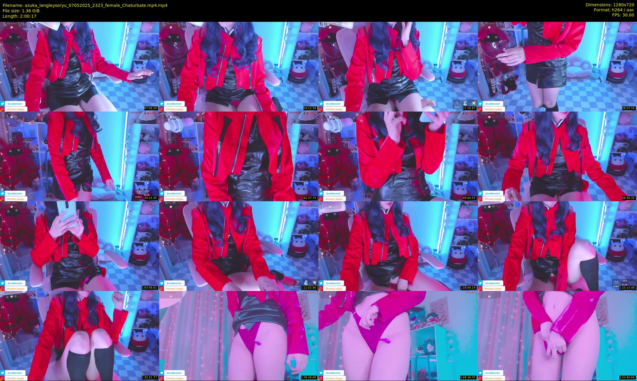 asuka_langleysoryu — 121 minute Chaturbate female cam show recording, 720p, May 7, 2025