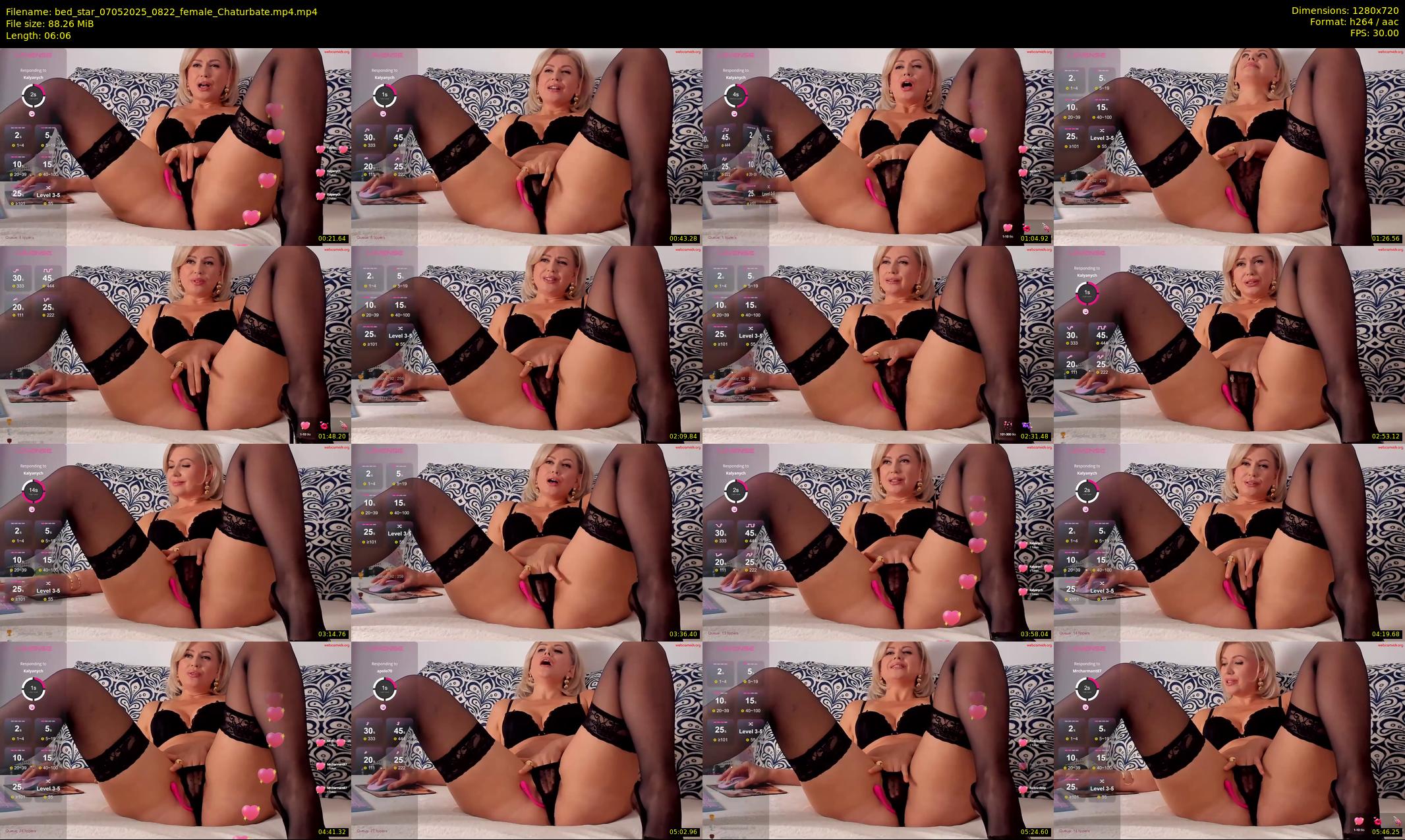 bed_star — 7 minute Chaturbate female cam show recording, 720p, May 7, 2025