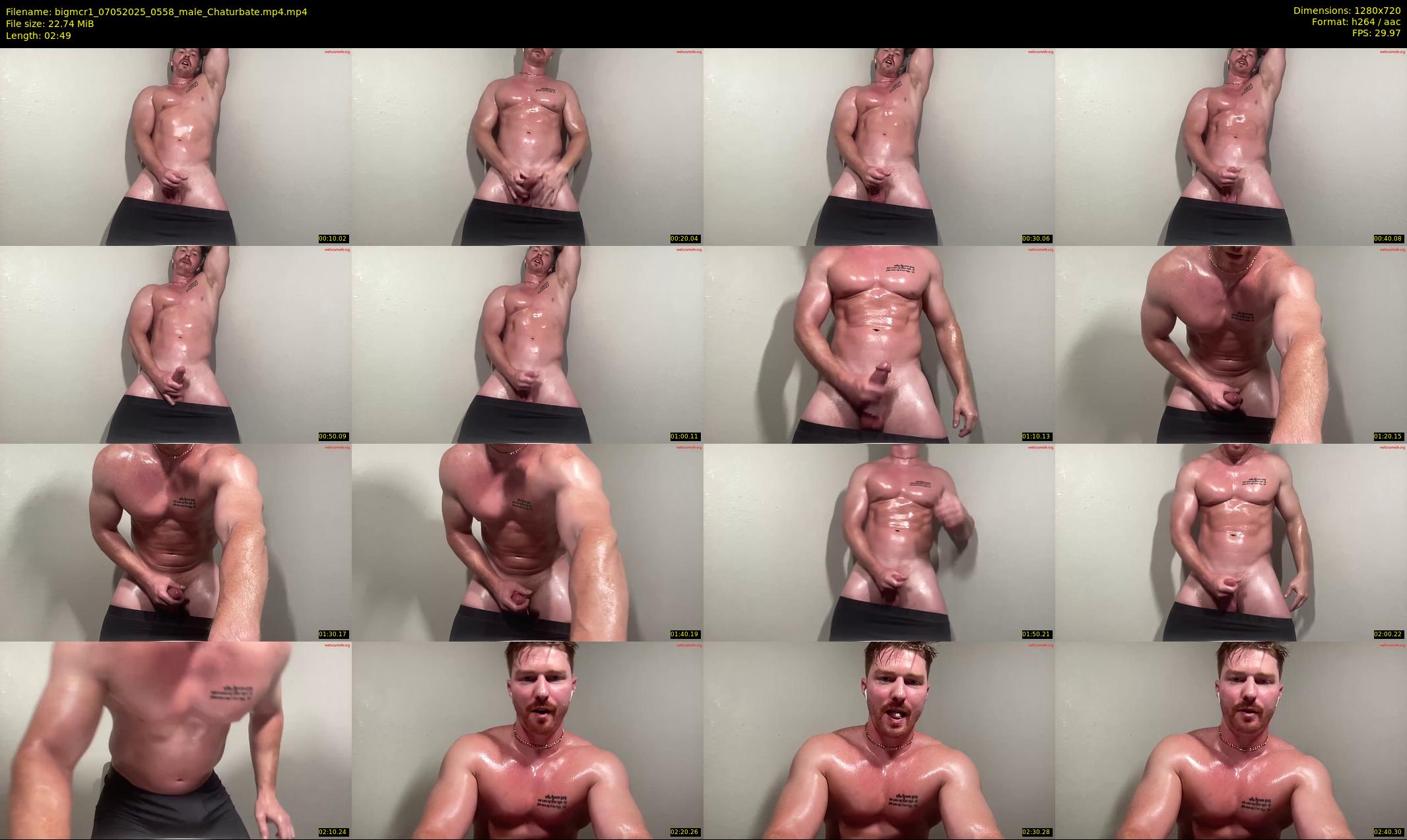 bigmcr1 — 3 minute Chaturbate male cam show recording, 720p, May 7, 2025