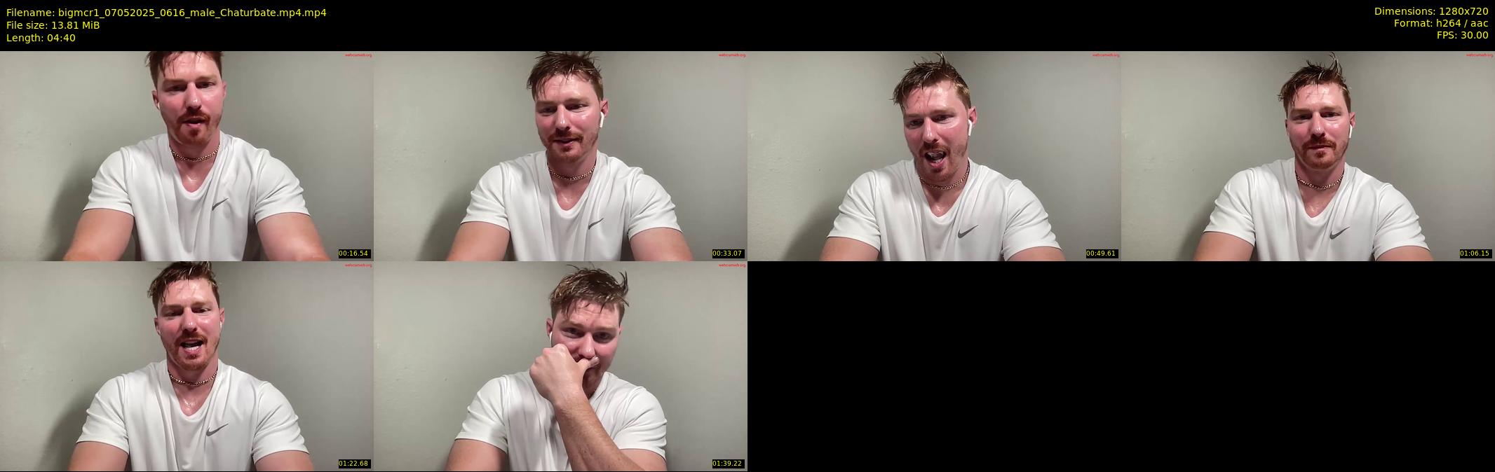 bigmcr1 — 5 minute Chaturbate male cam show recording, 720p, May 7, 2025