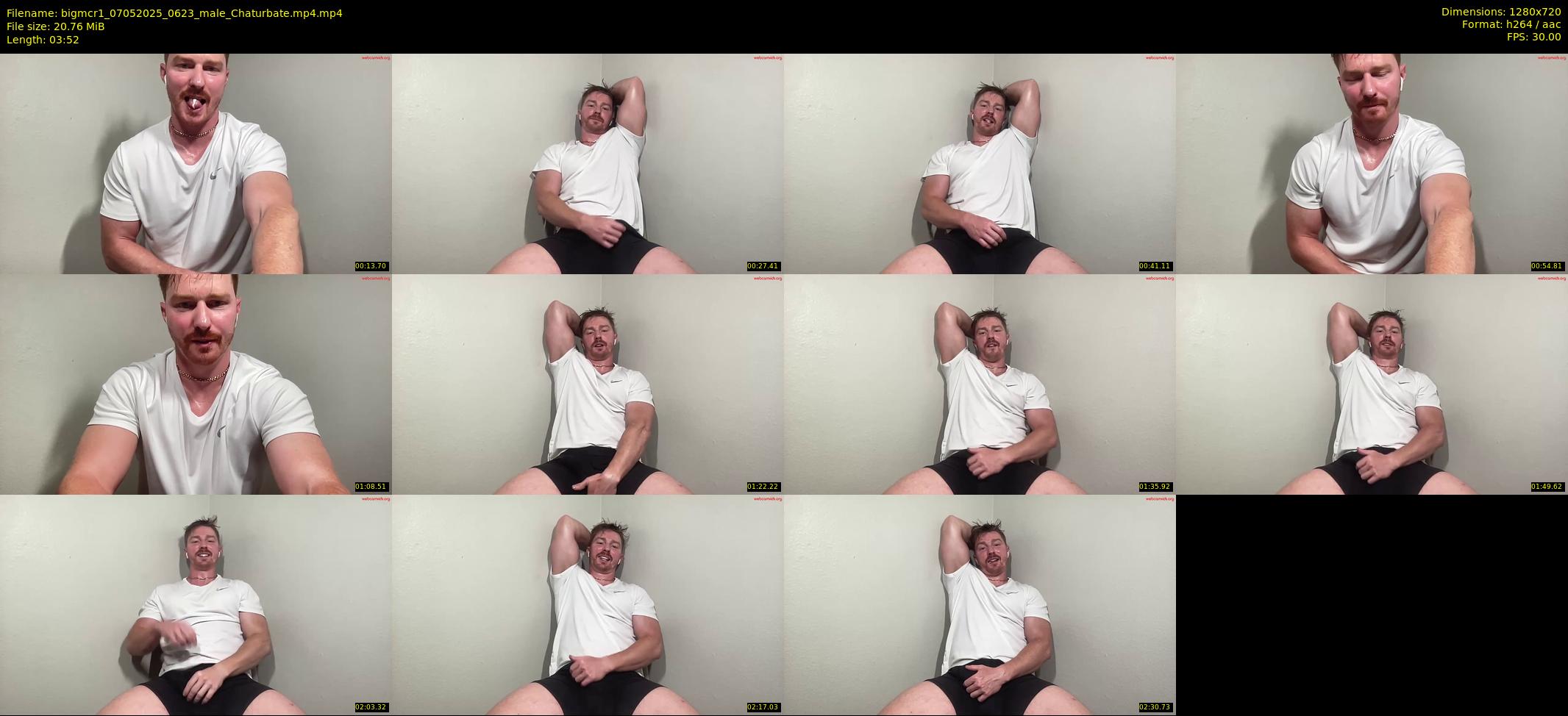 bigmcr1 — 4 minute Chaturbate male cam show recording, 720p, May 7, 2025