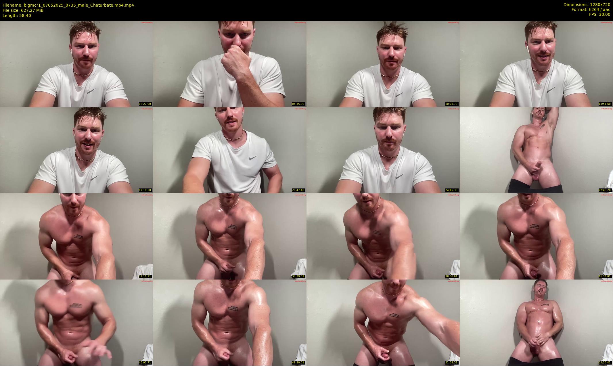 bigmcr1 — 59 minute Chaturbate male cam show recording, 720p, May 7, 2025