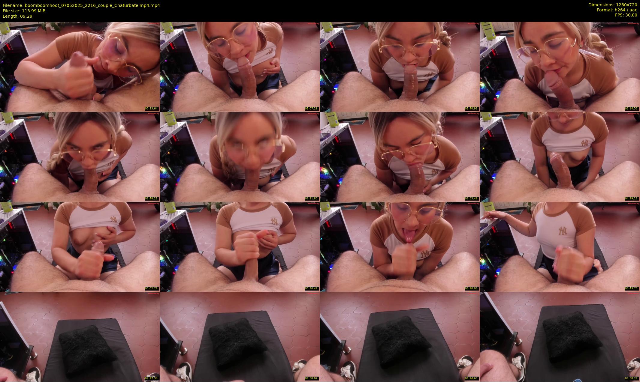 boomboomhoot — 10 minute Chaturbate couple cam show recording, 720p, May 7, 2025