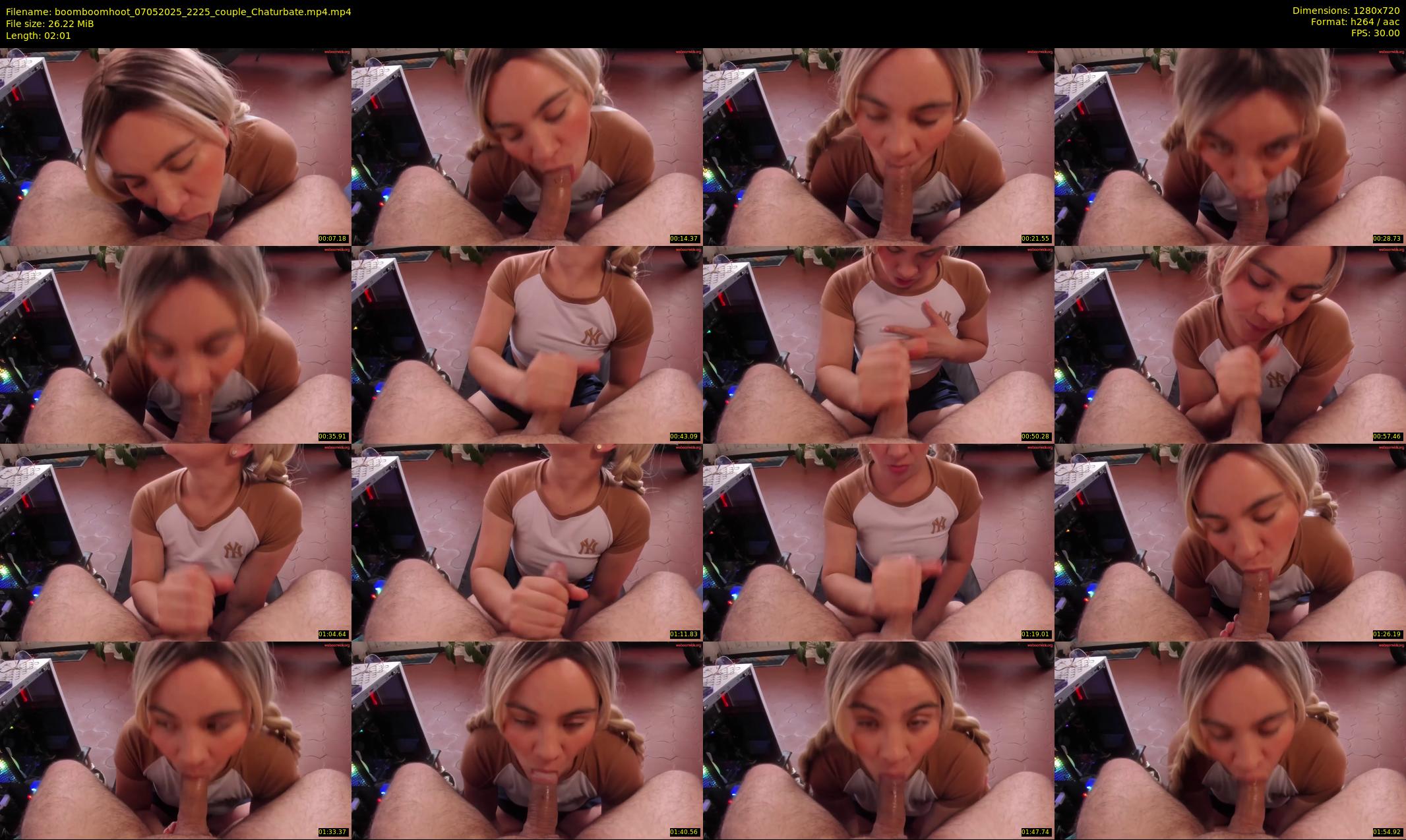boomboomhoot — 3 minute Chaturbate couple cam show recording, 720p, May 7, 2025