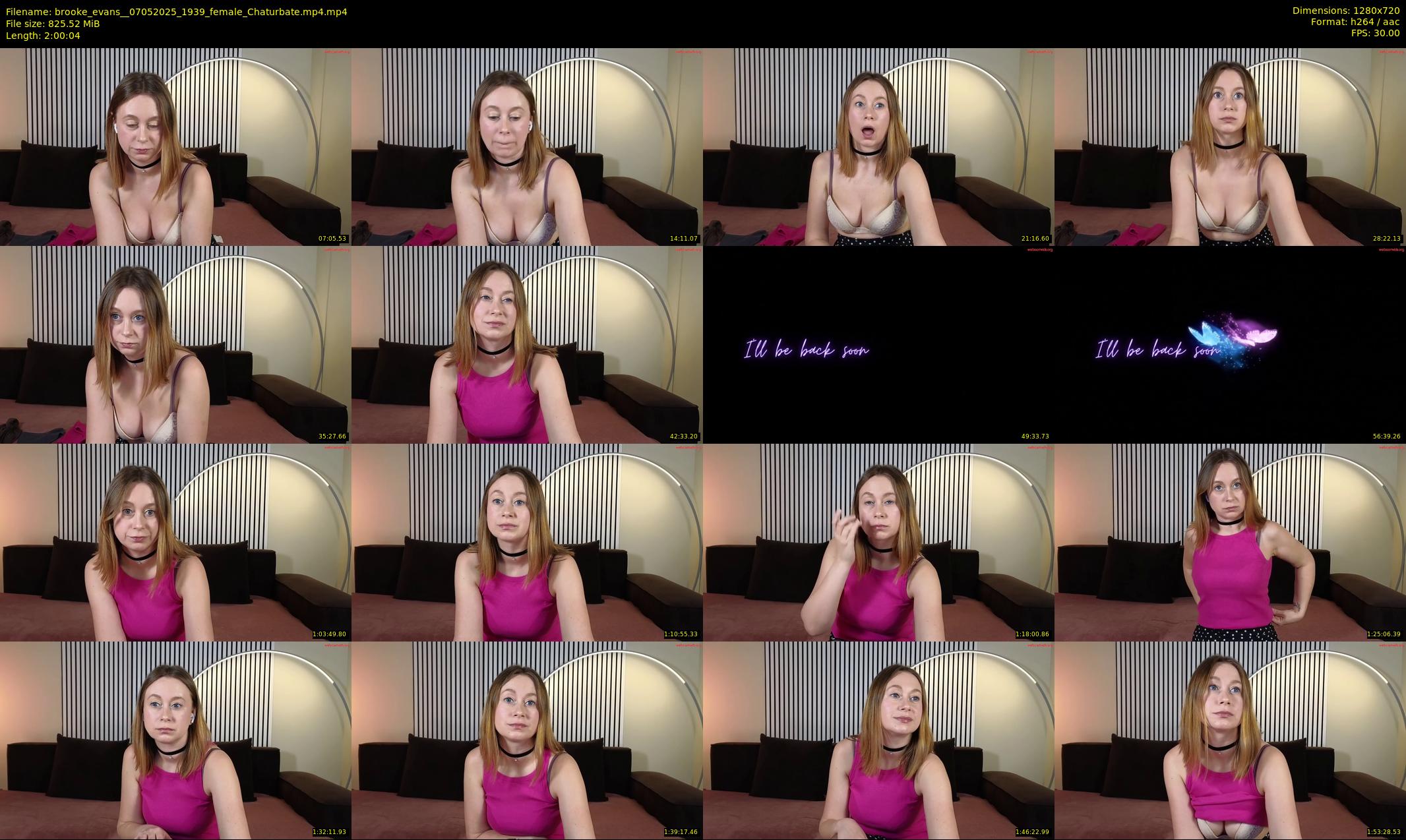 brooke_evans_ — 121 minute Chaturbate female cam show recording, 720p, May 7, 2025
