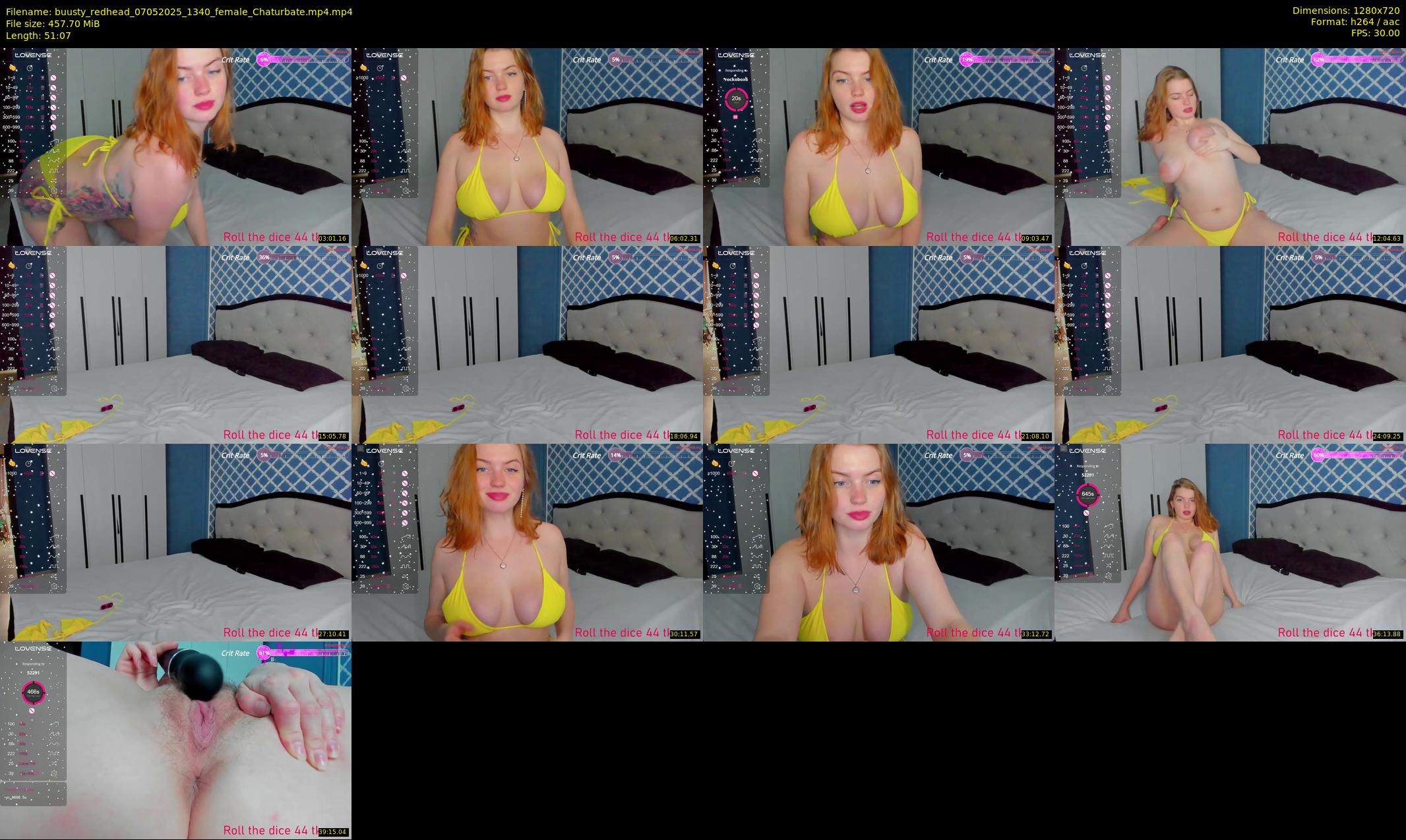 buusty_redhead — 52 minute Chaturbate female cam show recording, 720p, May 7, 2025