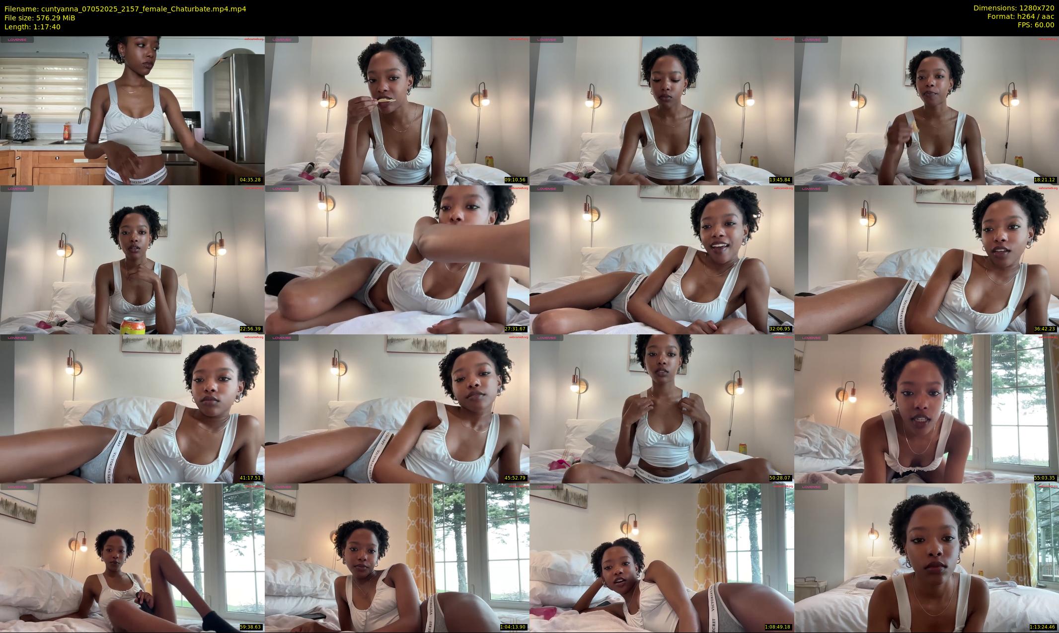 cuntyanna — 78 minute Chaturbate female cam show recording, 720p, May 7, 2025