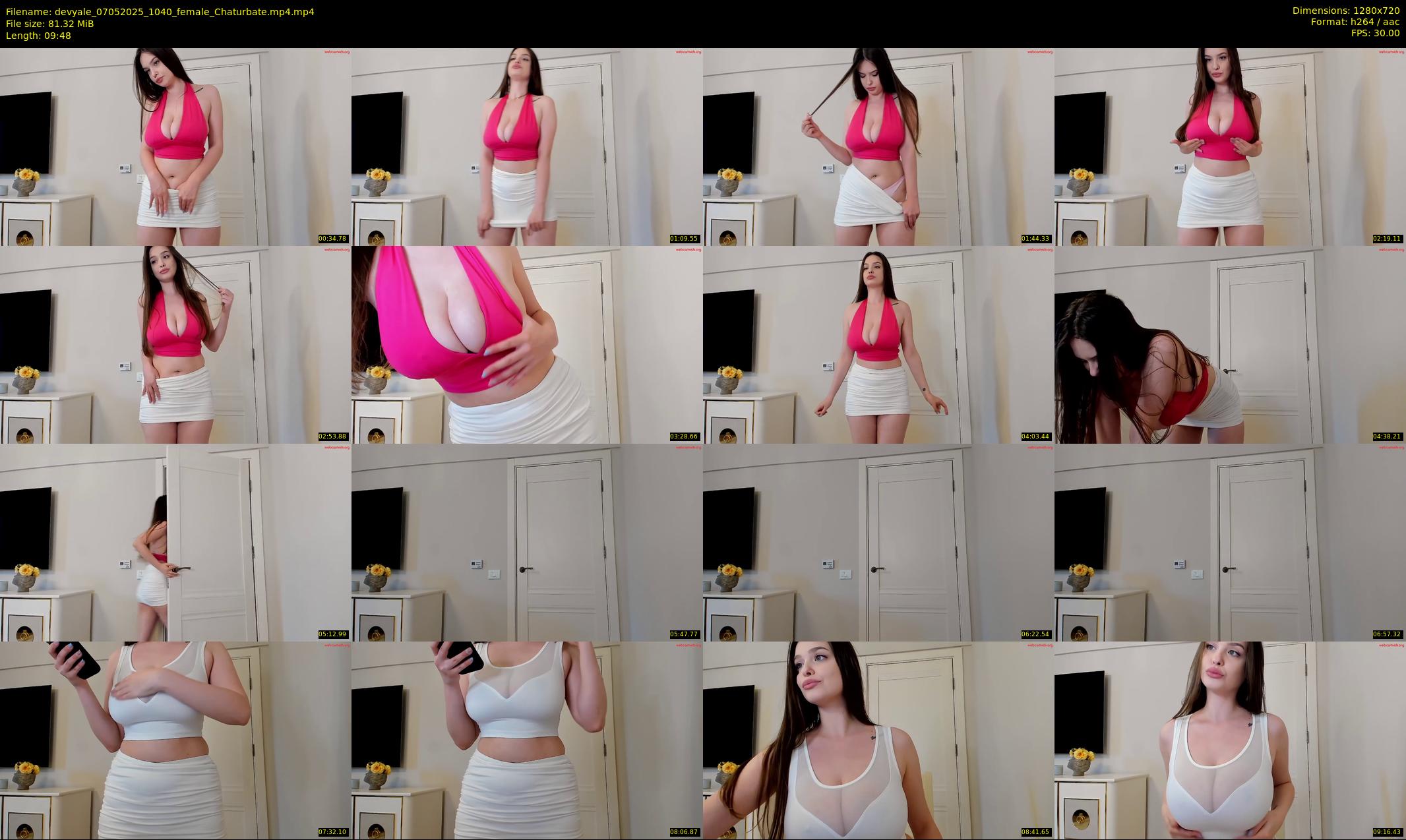 devyale — 10 minute Chaturbate female cam show recording, 720p, May 7, 2025