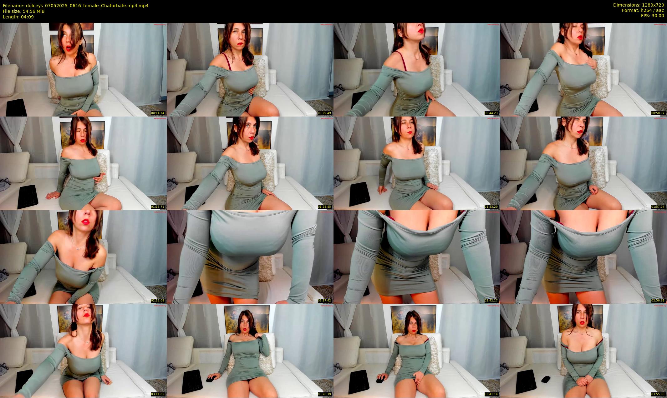 dulceys — 5 minute Chaturbate female cam show recording, 720p, May 7, 2025