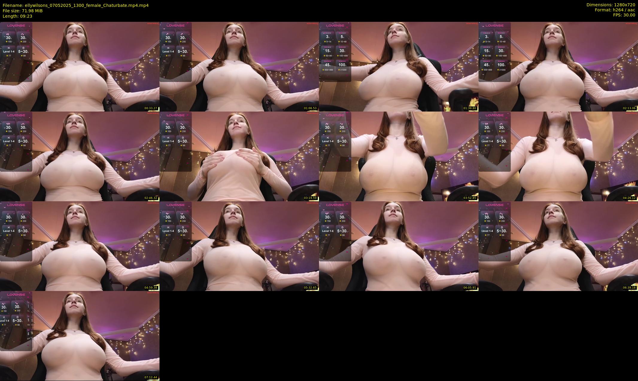 ellywilsons — 10 minute Chaturbate female cam show recording, 720p, May 7, 2025