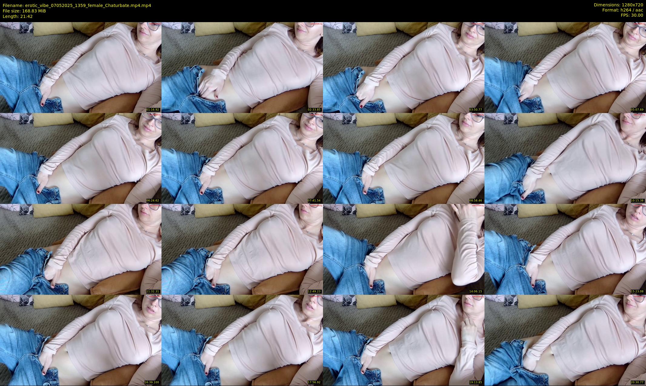 erotic_vibe — 22 minute Chaturbate female cam show recording, 720p, May 7, 2025