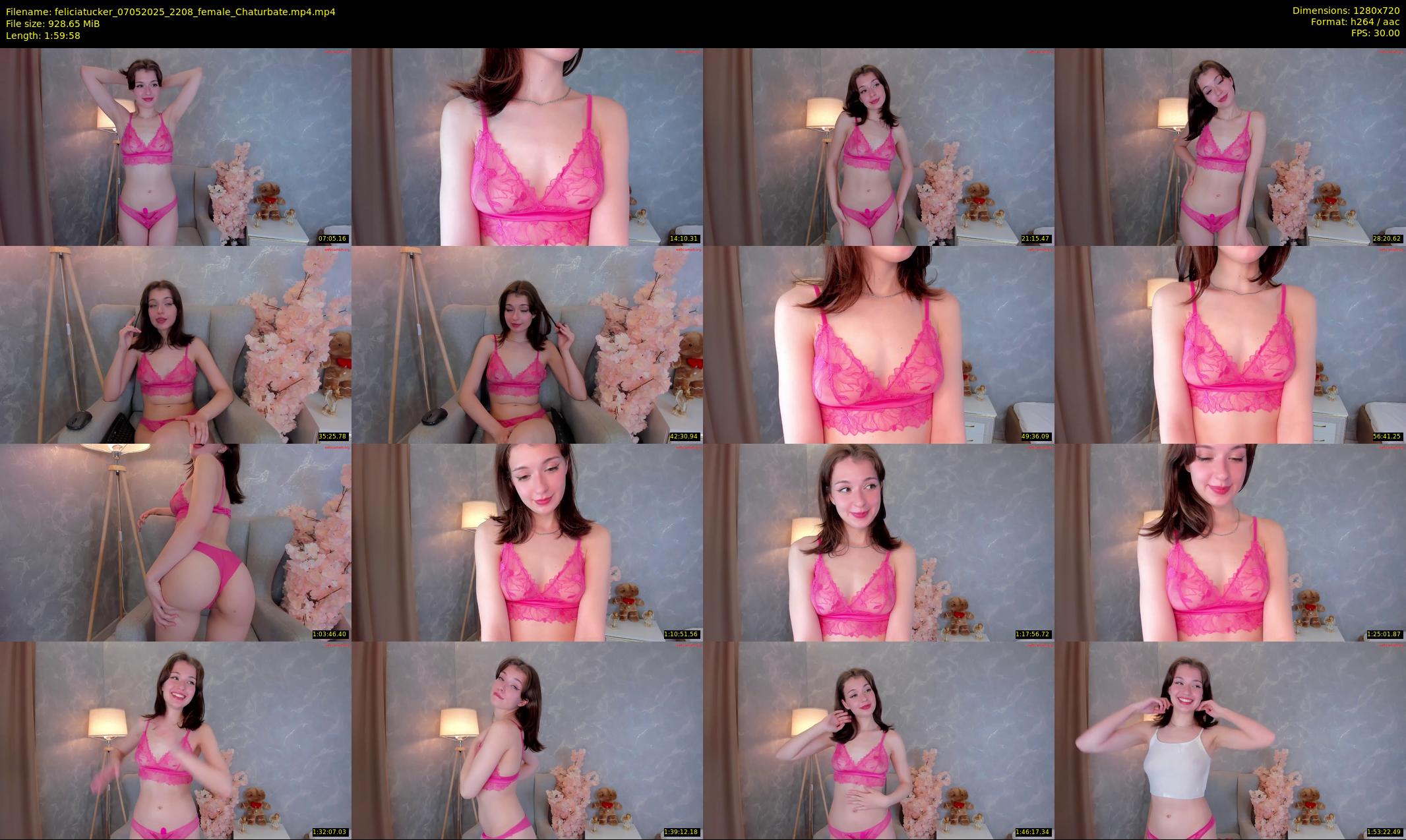 feliciatucker — 120 minute Chaturbate female cam show recording, 720p, May 7, 2025