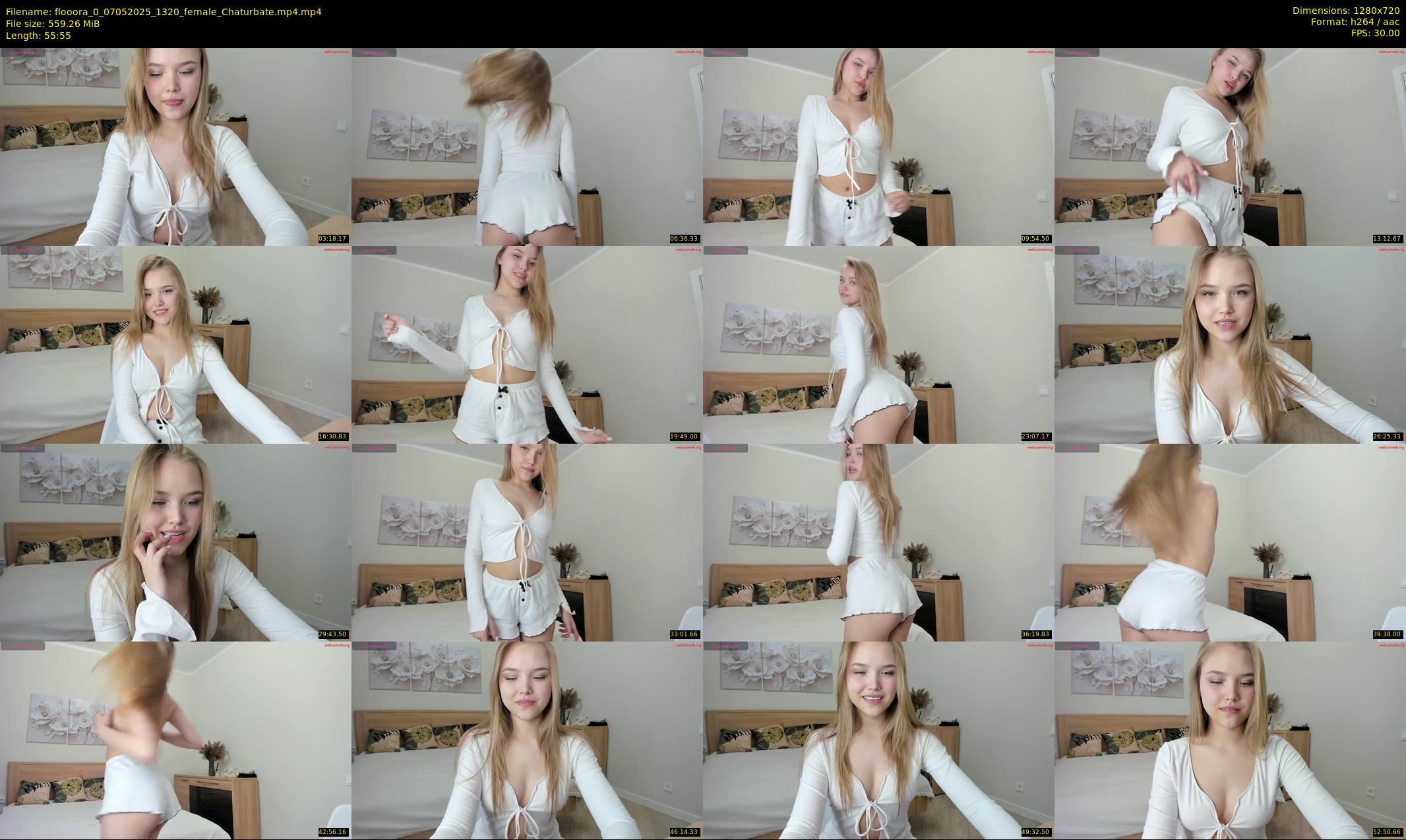 flooora_0 — 56 minute Chaturbate couple cam show recording, 720p, May 7, 2025