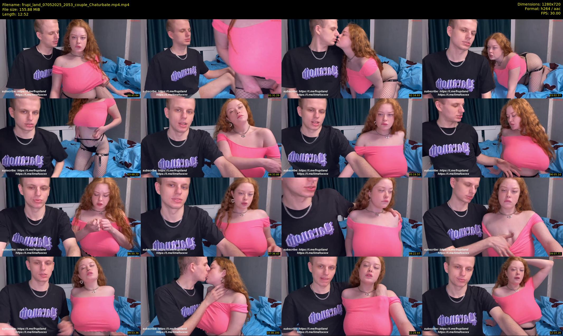 frupi_land — 13 minute Chaturbate couple cam show recording, 720p, May 7, 2025
