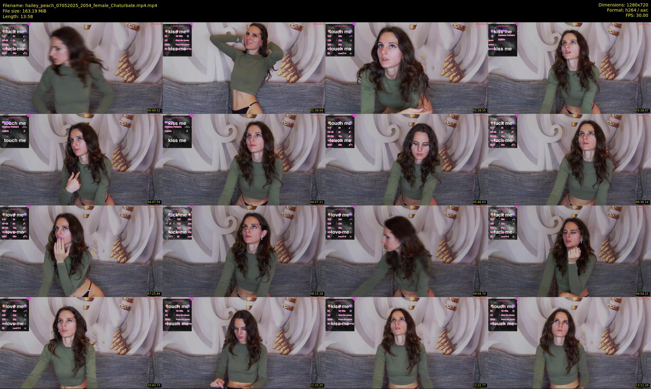 hailey_peach — 14 minute Chaturbate female cam show recording, 720p, May 7, 2025