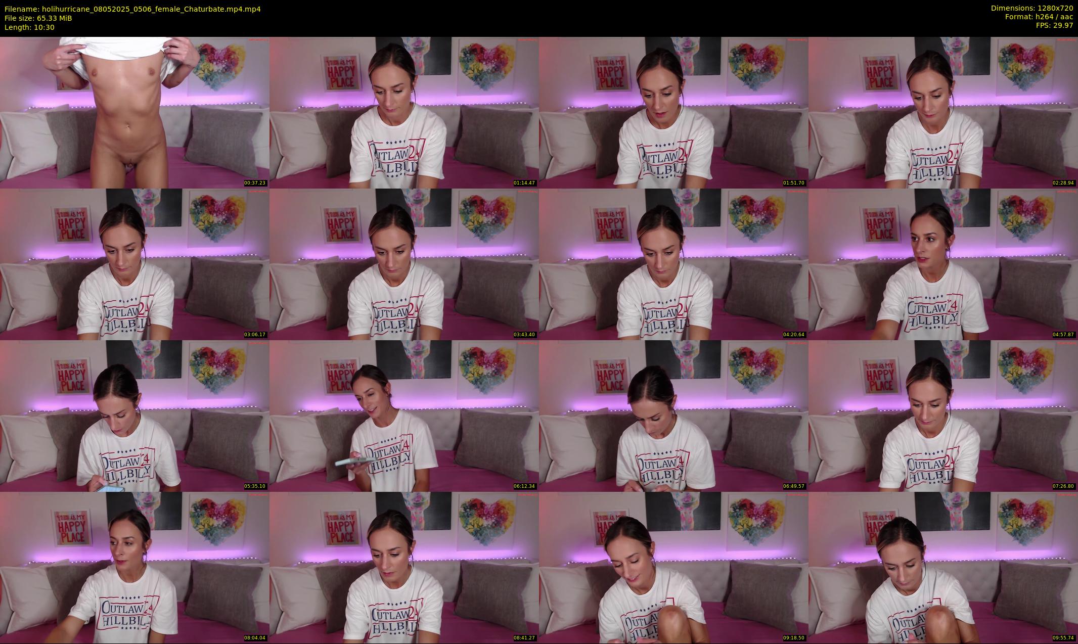 holihurricane — 11 minute Chaturbate female cam show recording, 720p, May 8, 2025