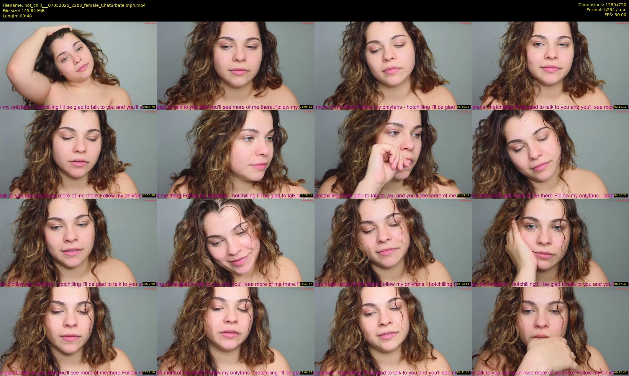 hot_chill__ — 10 minute Chaturbate female cam show recording, 720p, May 7, 2025