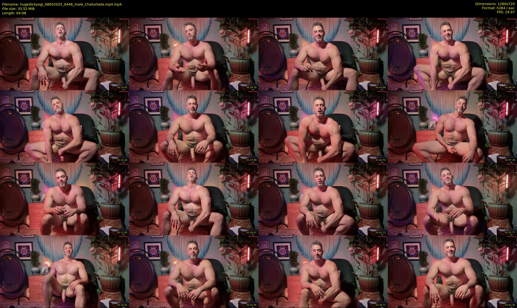 hugedickyogi — 5 minute Chaturbate male cam show recording, 720p, May 8, 2025
